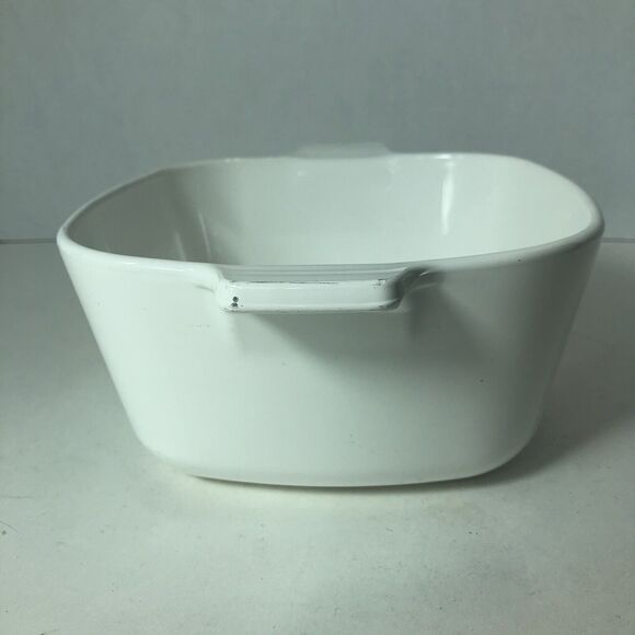 Corning Ware Casserole Dish Blue Cornflower Square P-1 3/4-B No Lid Vintage B4 - Picture 5 of 10